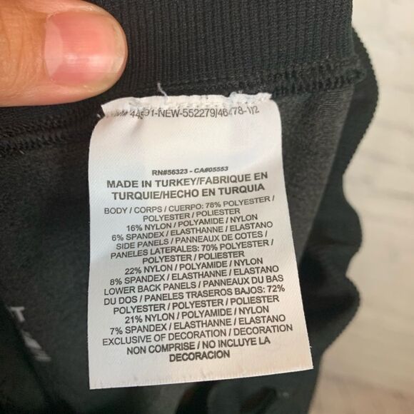 Nike Woman's Skinny Knit tights SZ XS Black 589297-010 Training Yoga Gym - Picture 9 of 9